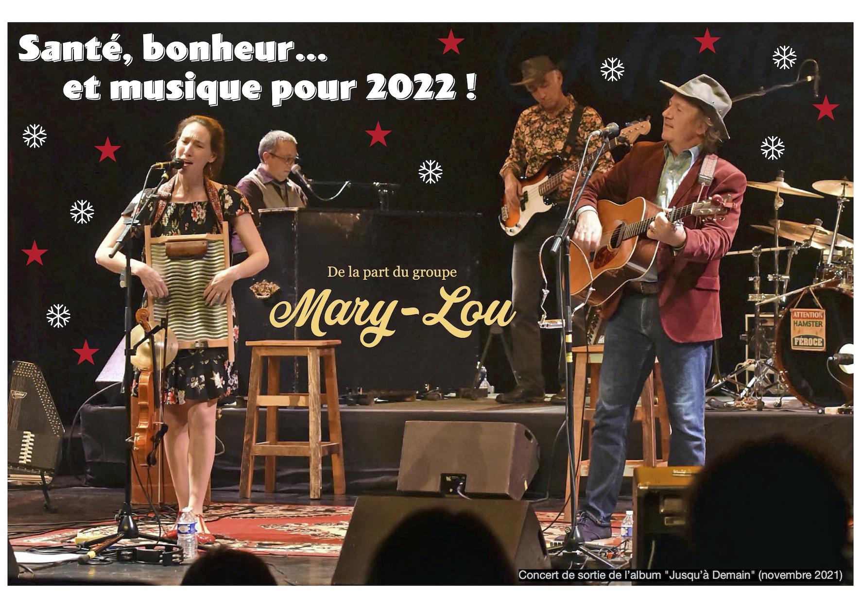 meilleurs vœux de la part du groupe Mary-Lou !